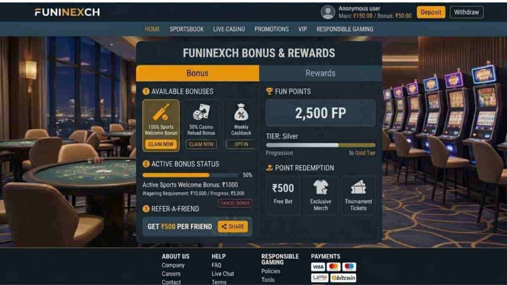 Funinexch Bonus