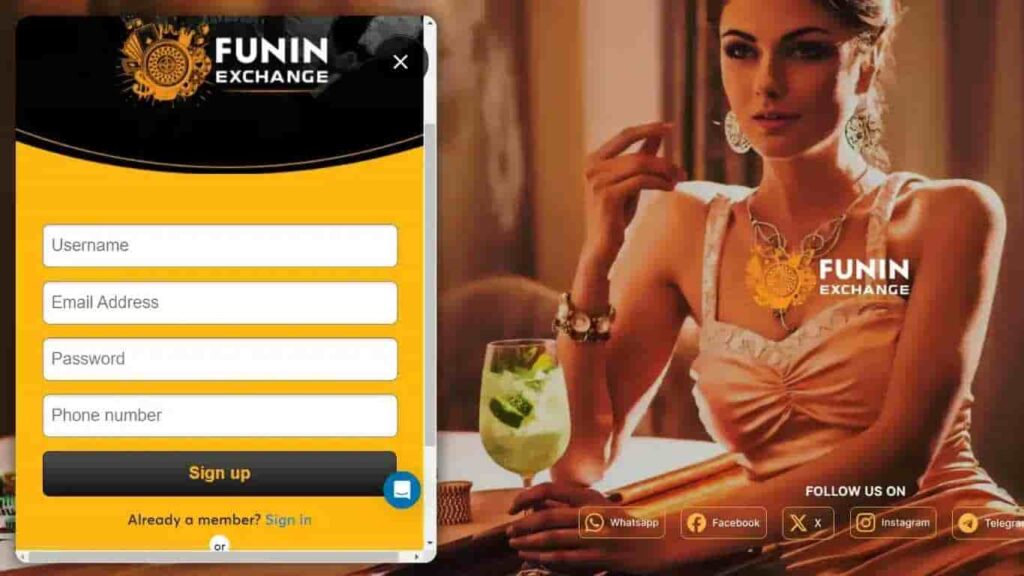 Funinexch Register